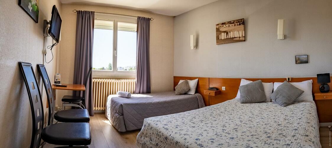 L'hôtel Christina est adaptée pour les familles avec ses chambres quadruples